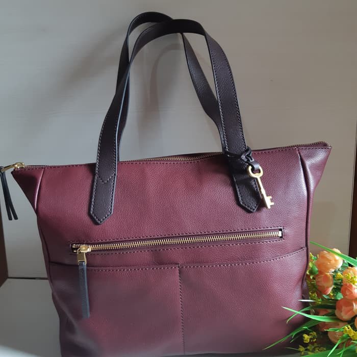TAS FOSSIL ORIGINAL - FOSSIL FIONA TOTE ASLI