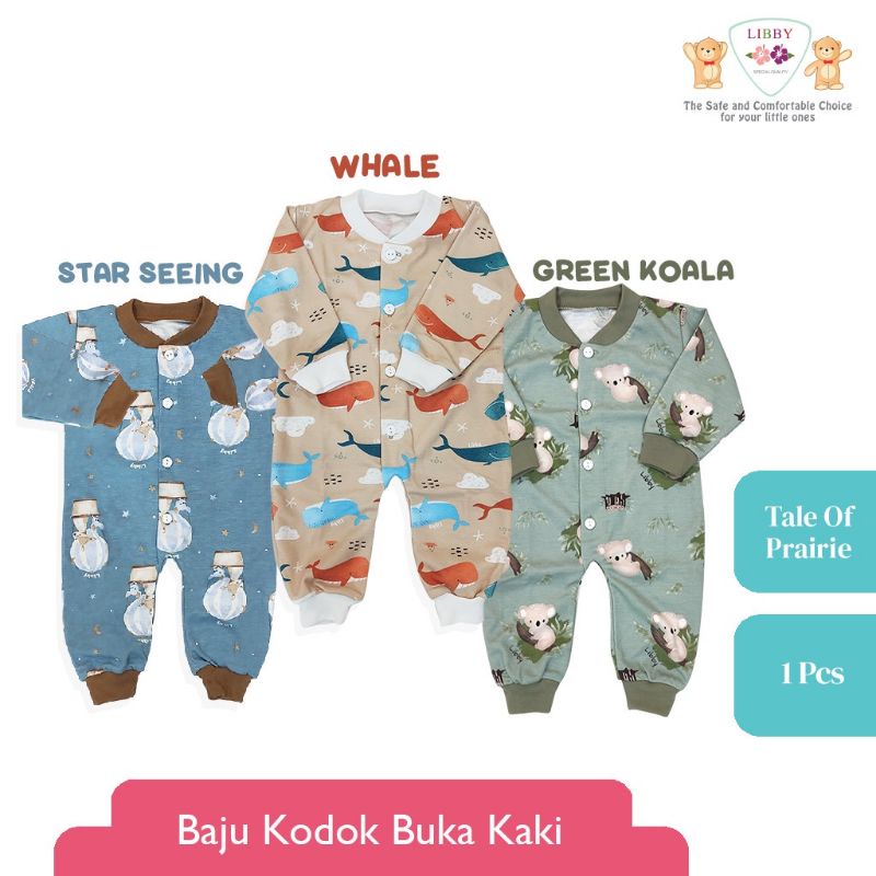 (ECER) Libby Baju KODOK Panjang / Sleepsuit