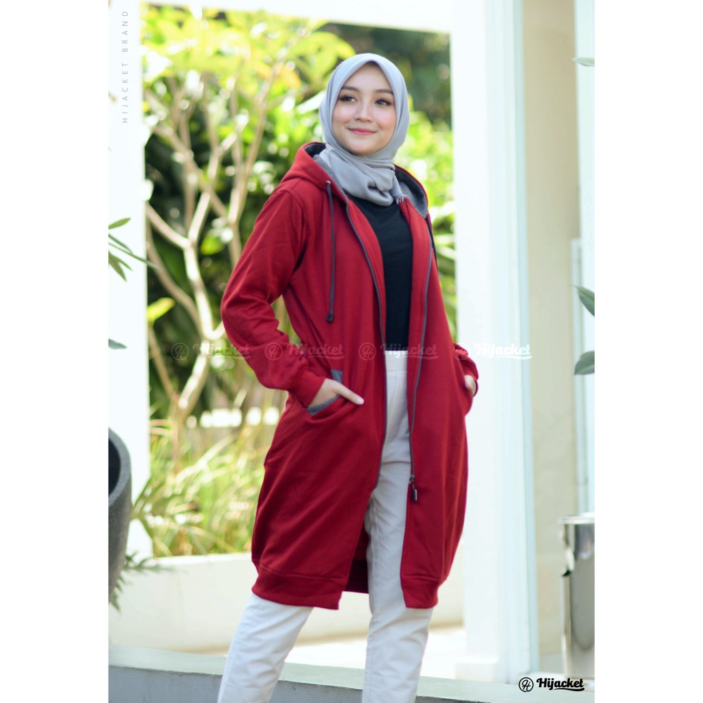 ⭐️GRATIS ONGKIR⭐️ HIJACKET BASIC Jaket Wanita Muslimah-2
