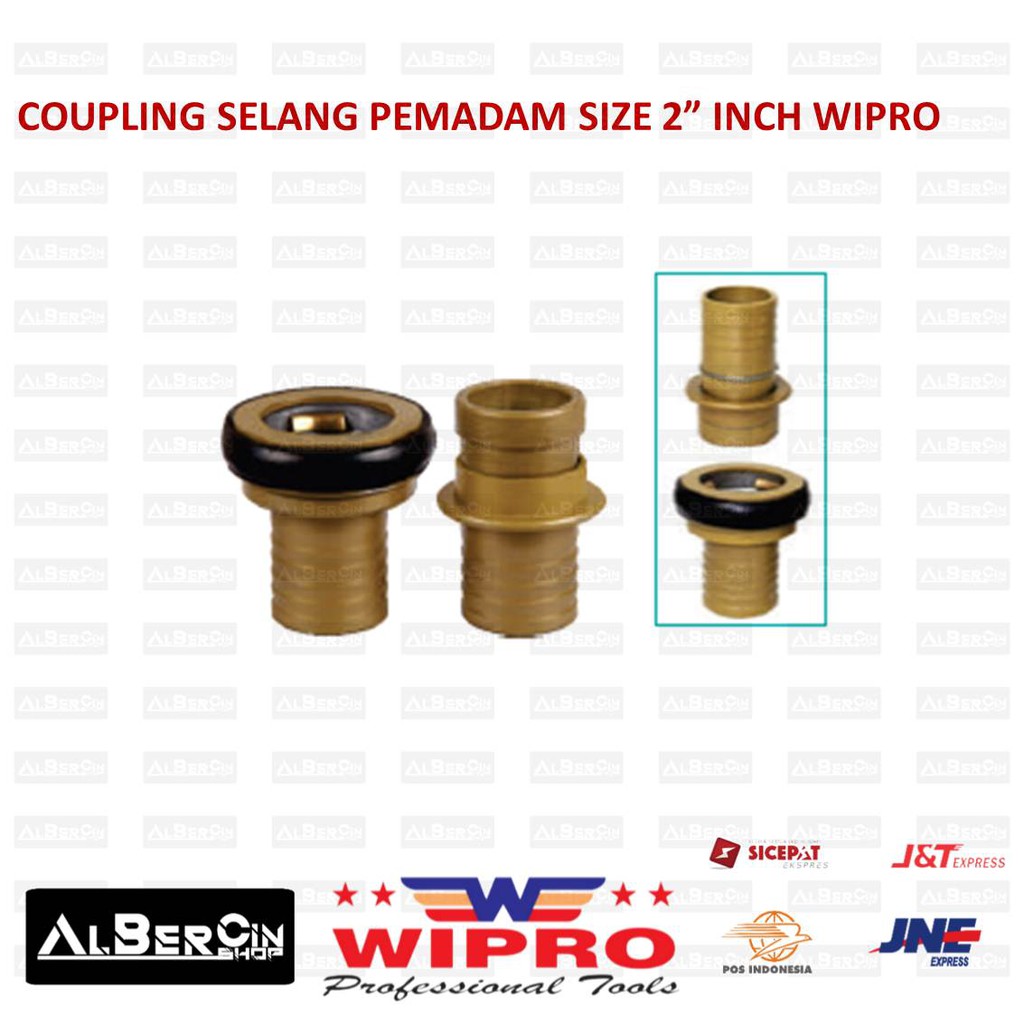 Coupling Selang Pemadam Kebakaran Size 2inch 2" Wipro