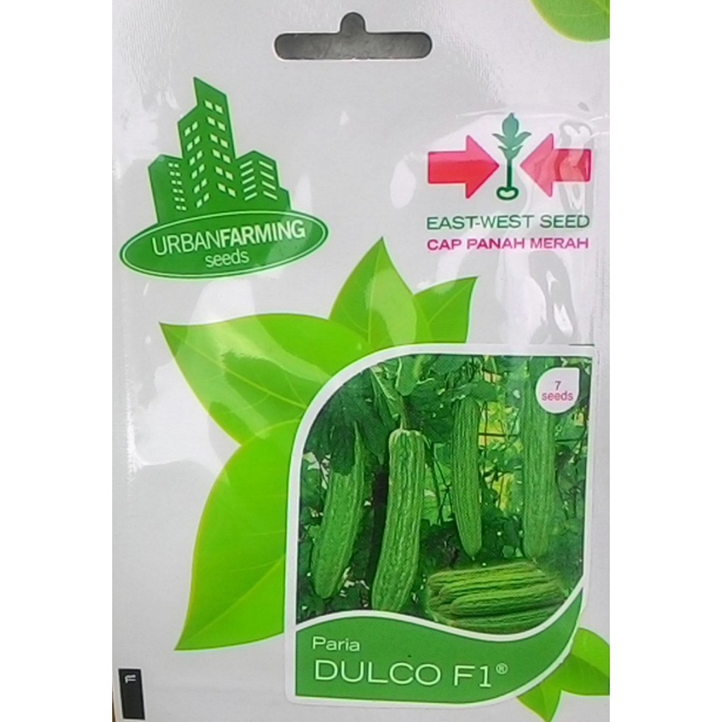 Benih Bibit Pare/Paria Dulco F1 Cap Panah Merah (7 Butir)