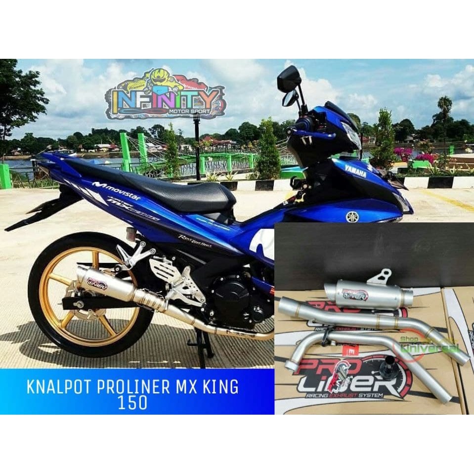 knalpot mx king 150 KNALPOT PROLINER MX KING 150 KNALPOT RACING JUPITER MX KING 150