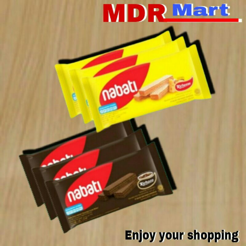 

NABATI WAFER KEJU COKLAT RENCENG ISI 10 PCS 23 GRAM (PACKING)/PCS