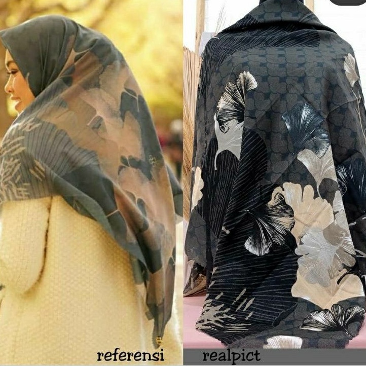 Syar'i Premium Hijab SegiEmpat Voal| Deenay Kw| Deka Premium| Hijab Jumbo 130x130 (Grosir Min 12 Pcs