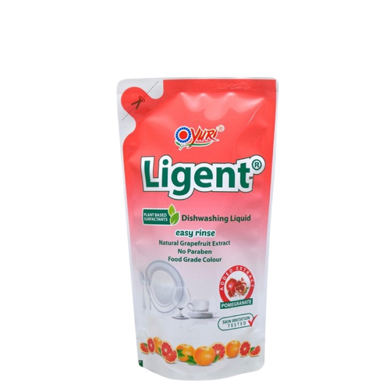 Yuri Ligent Dishwashing Liquid 600ml - Sabun Cuci Piring