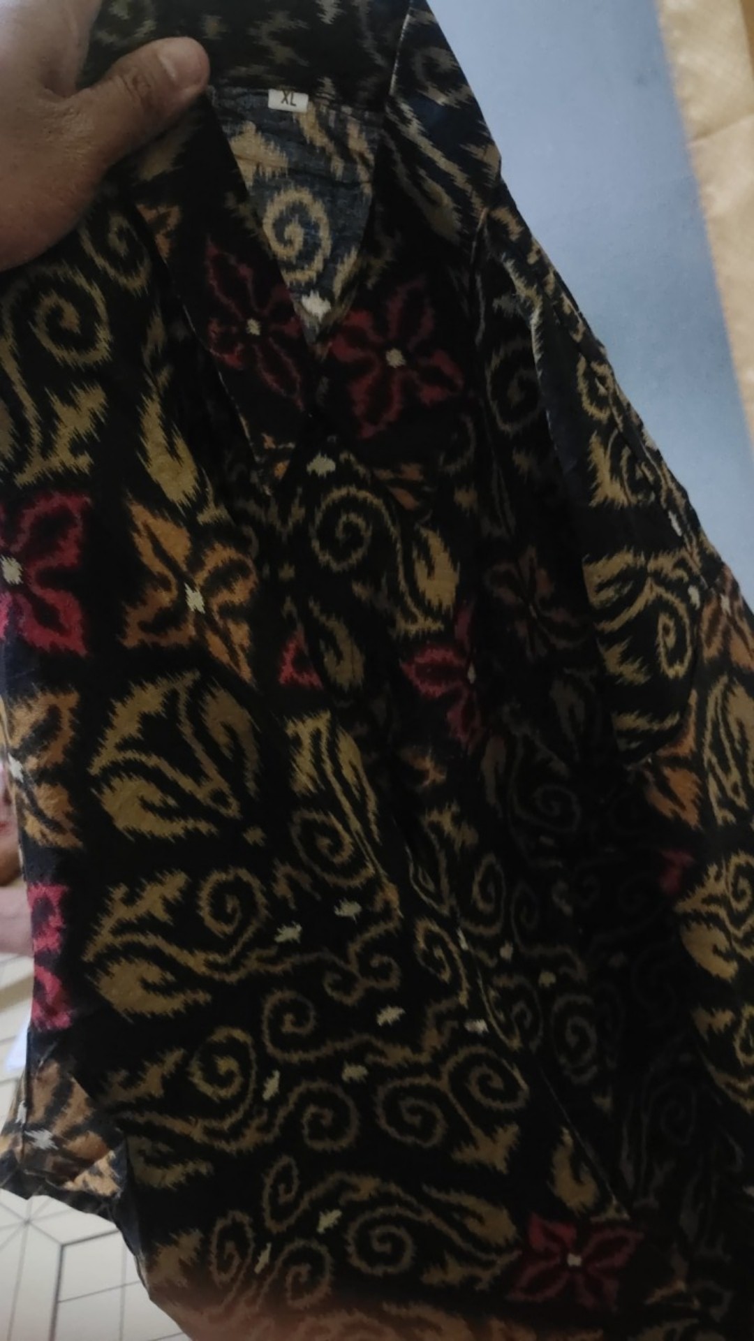 Size M L Xl Xxl Batik Pria Lengan Pendek Hem Batik Zig Zag Baju Batik Pria