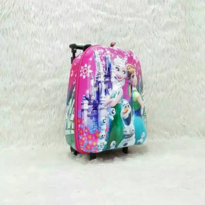 "Tas Tolley Anak Tk Fiber Frozen 2Roda"