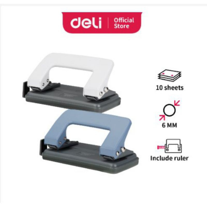 

Deli Pembolong Kertas 2 lubang metal 0101
