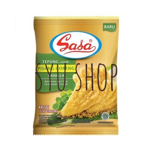 

Sasa tepung pisang goreng 210 gram gr