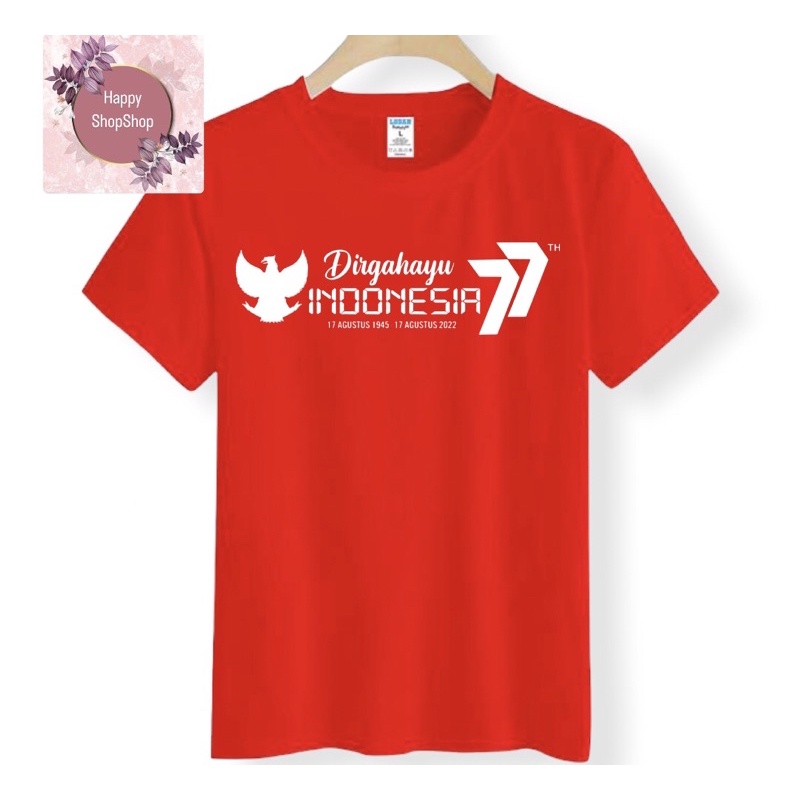 KAOS DIRGAHAYU INDONESIA 77