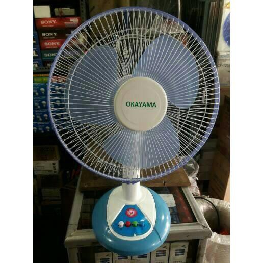 Kipas Meja Okayama 12 Inch-Desk Fan 12 Inch (PENGIRIMAN KHUSUS OJEK ONLINE)