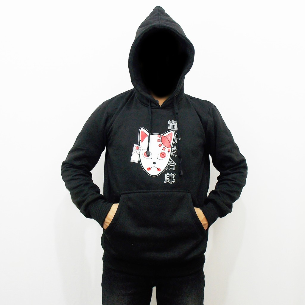 JAKET ANIME DEMON SLAYER - JAKET KIMETSU NO YAIBA - SWEATER HOODIE DEMON SLAYER - JAKET PRIA COSPLAY