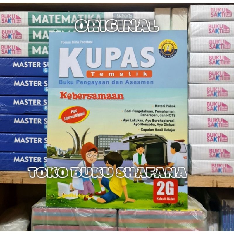 Paket Buku Kupas Tematik 2E 2F 2G 2H Kelas 2 SD Yudhistira K13 Edisi Revisi ( Harga 4 Buku )