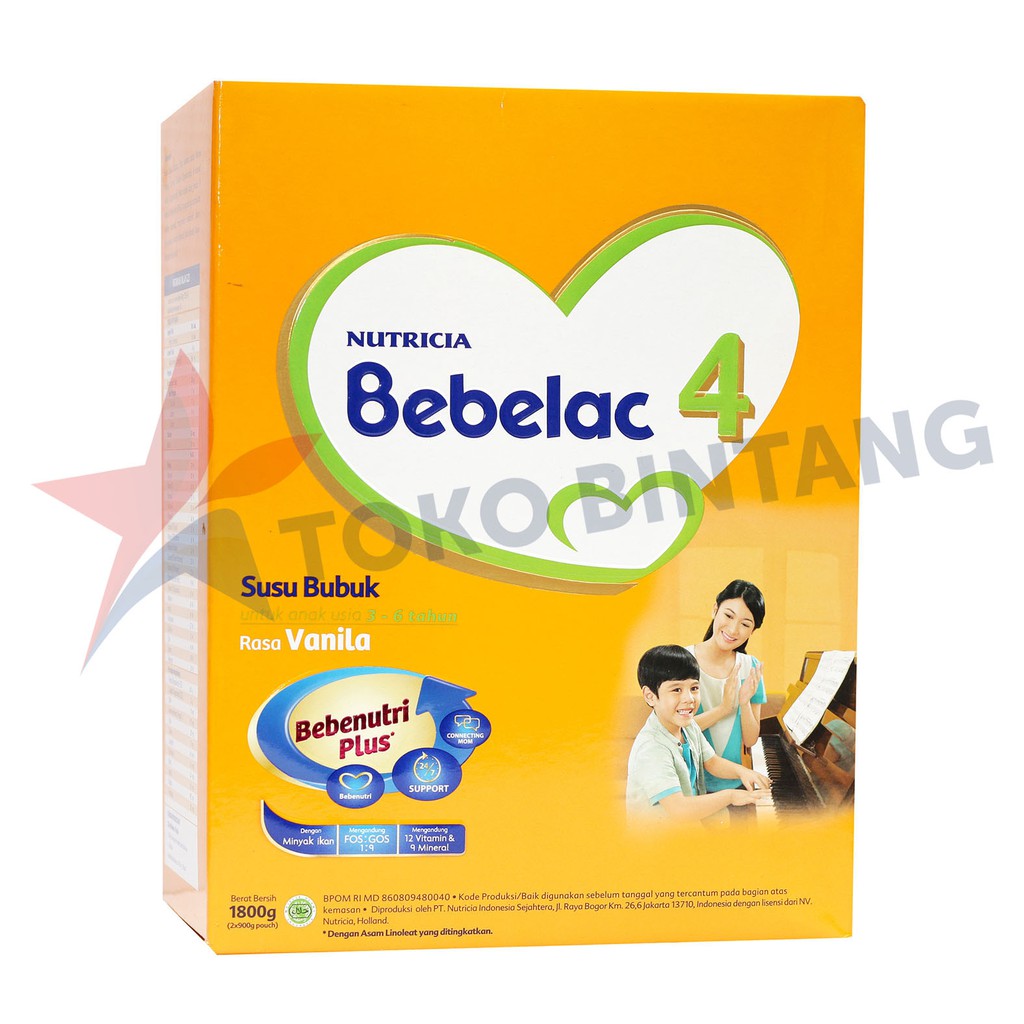 Bebelac 4 1800 Gram Vanilla Kemasan Baru Shopee Indonesia