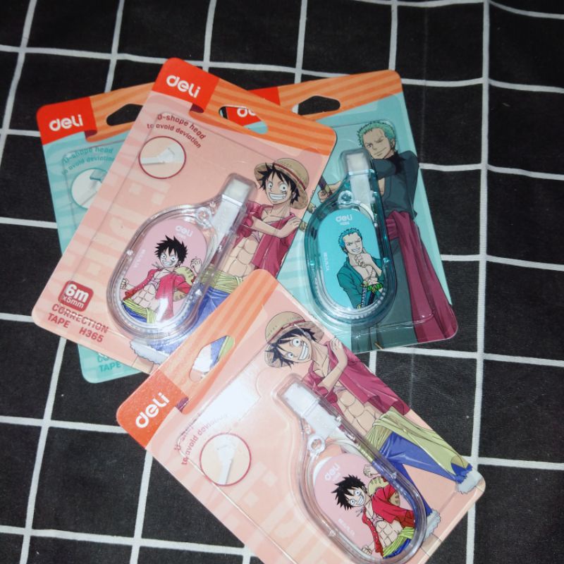 

pita koreksi | correction tape | deli | 6m | anime one piece