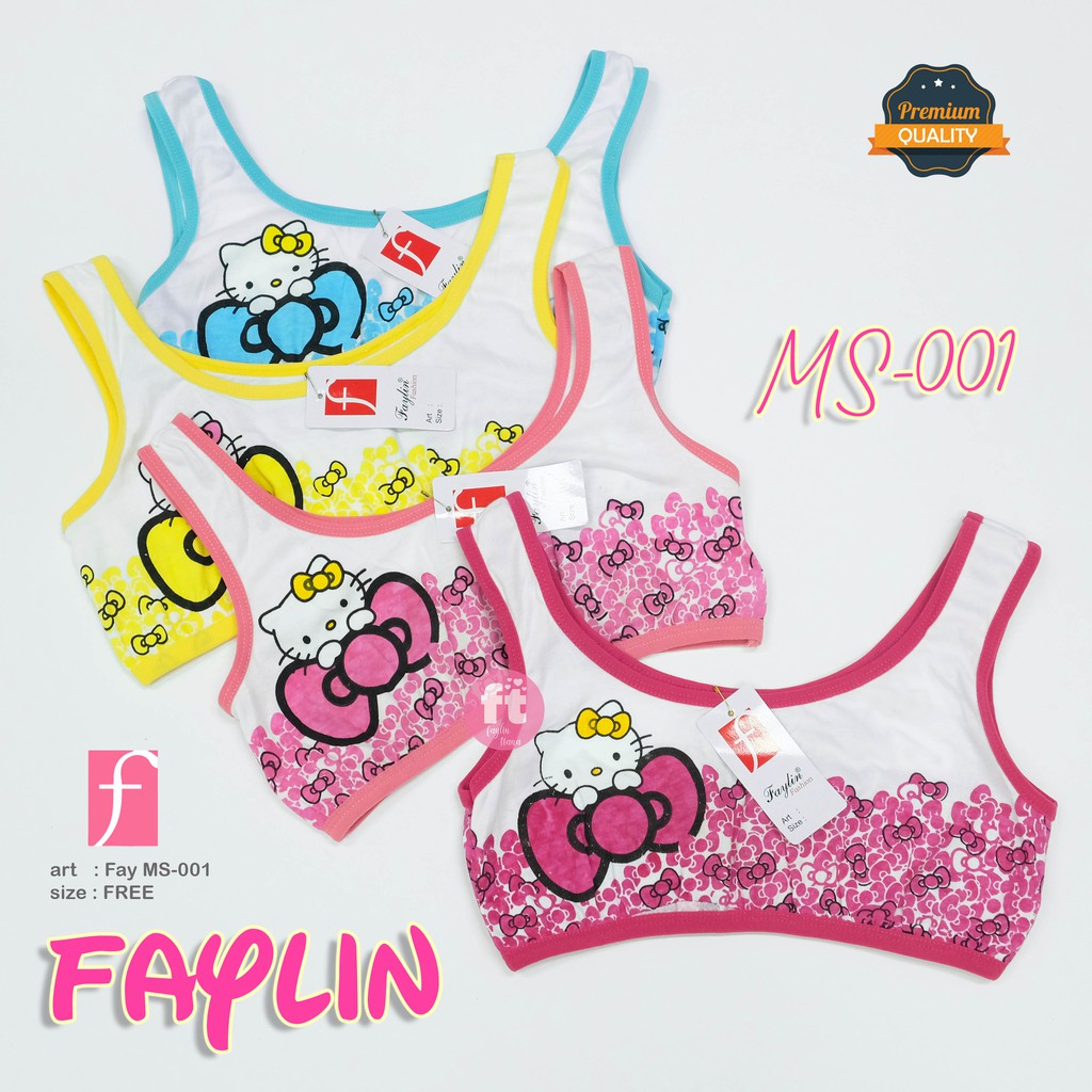 FAYLIN | 100% COTTON Miniset Anak Cewek / MINISET TALI BESAR / COMBI KARAKTER