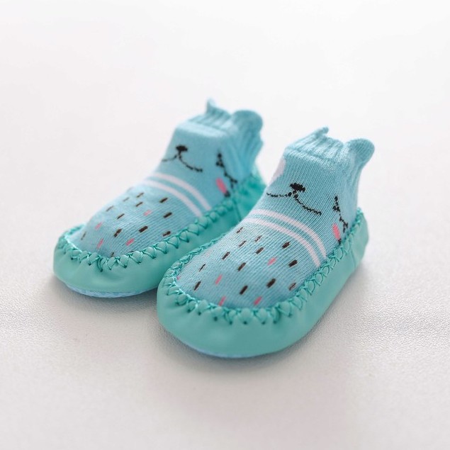 HIPPO LAND  Sepatu Bayi Prewalker  /Kaos Kaki Sepatu Bayi Bahan Kaos Kaki Animal Anti Slip  91-92-93-94