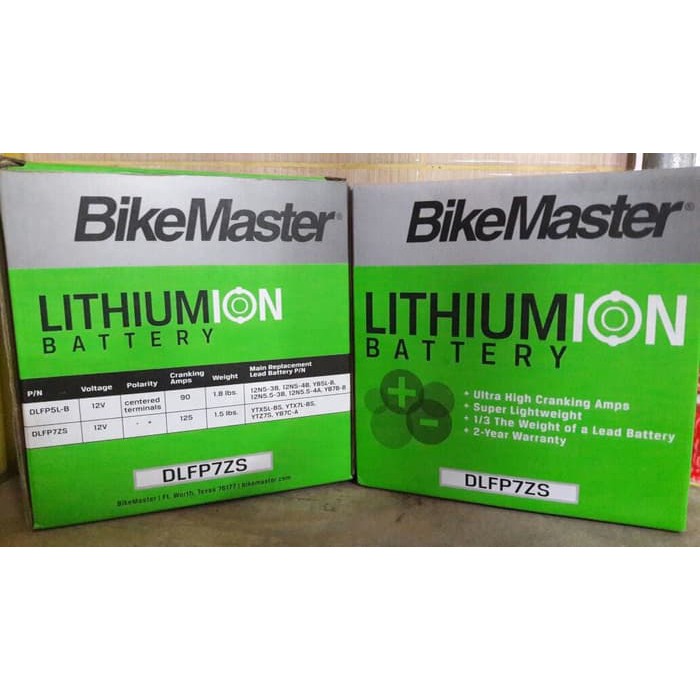 Aki Suzuki Satria F150 (Bikemaster DLFP7-ZS 12.8V-7Ah, CA125A) Lithium