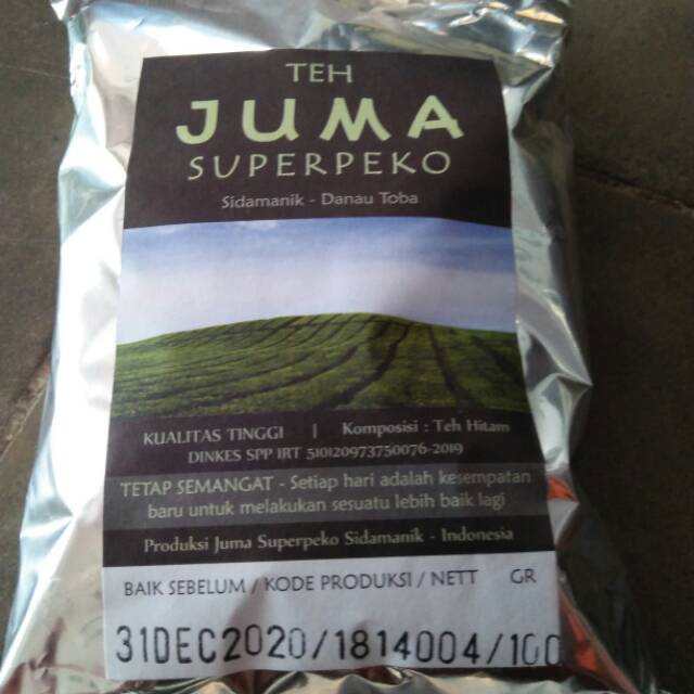 

Bubuk Teh hitam.
