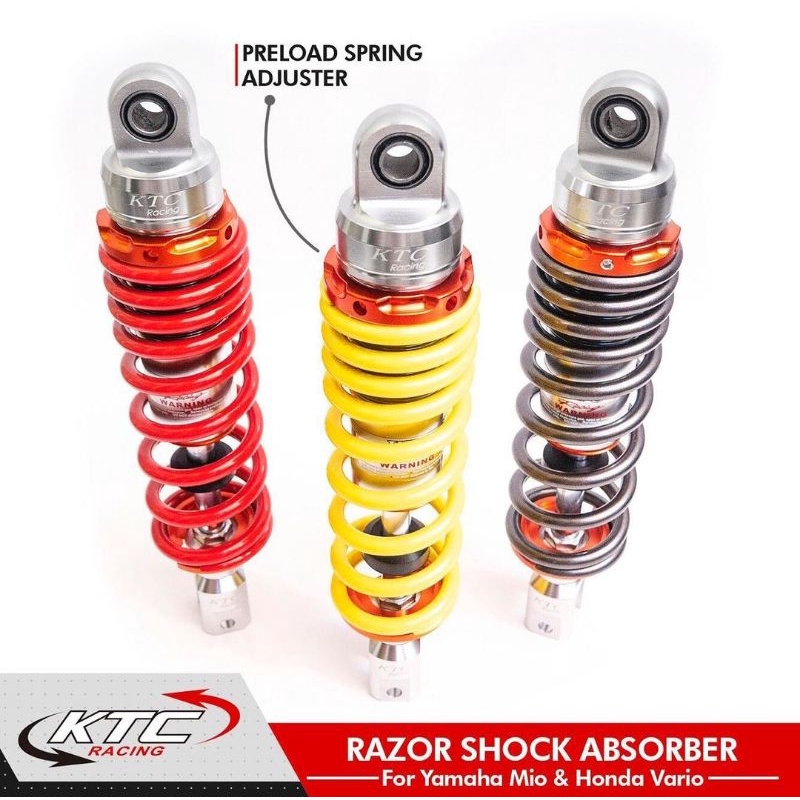 Shockbreker ktc Matic Non adjustable Mio Lexi beat Vario click Vario 125 Vario 150 Scoopy