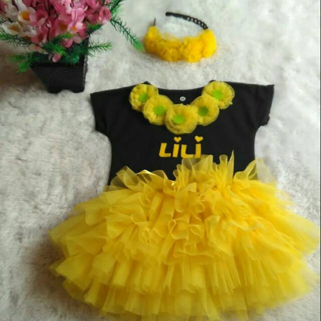 Set gotik kuning 3th