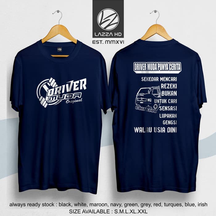 Kaos / Baju / Tshirt MITSUBISHI L300 Versi Driver Muda Distro