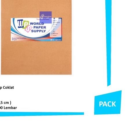 

HOT PROMO!!! Amplop Coklat Ukuran A3 WPS ( 33 x 42,5 cm )