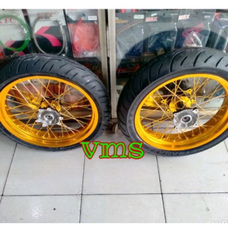 velg supermoto CRF 150 velg scarlet MX series Supermoto CRF ban maxxis