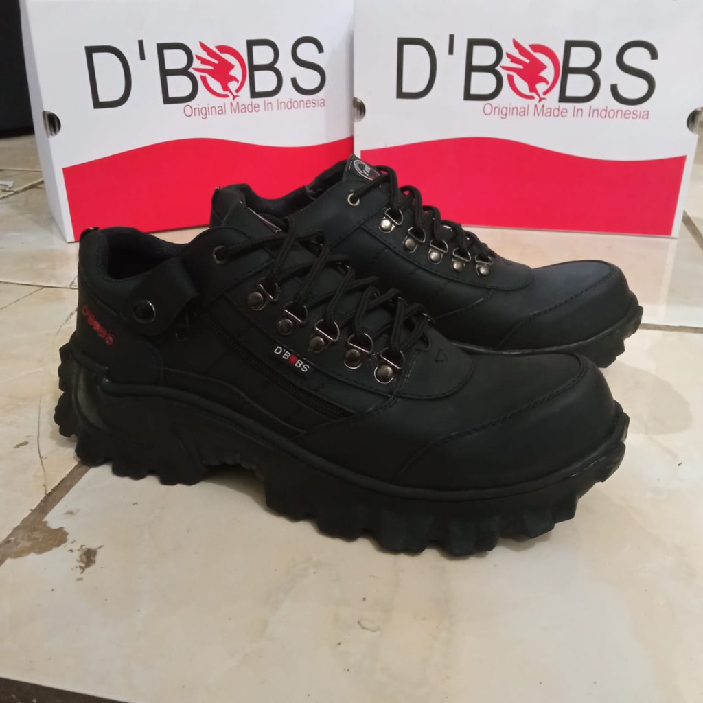 SEPATU PRIA BOOTS SAFETY LOW PENDEK KERJA PROYEK GUNUNG HIKING D'BOBS 665 ORIGINAL KUALITAS TERJAMIN