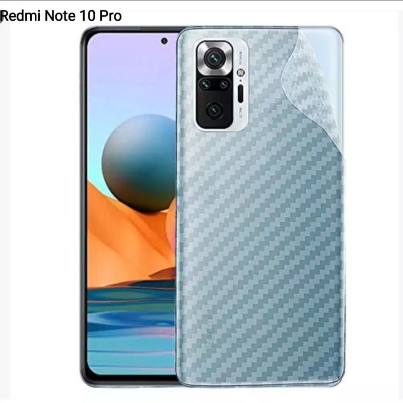 Garskin Skin Karbon Redmi Note 10 Pro