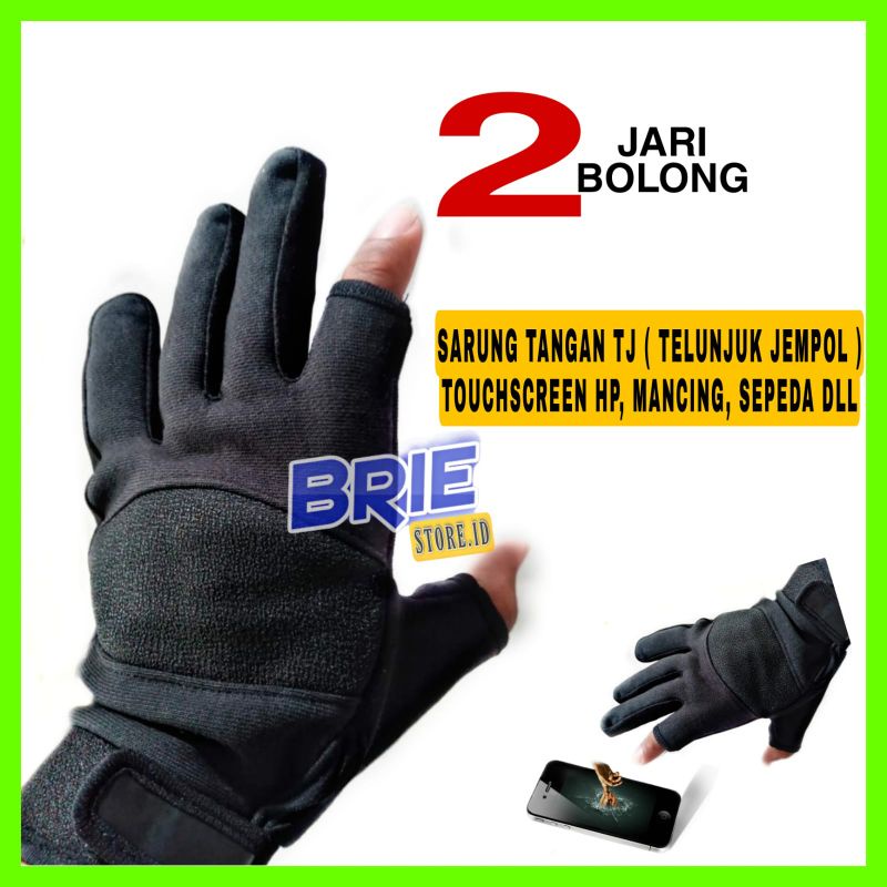 Sarung Tangan Motor setengah jari terlaris gloves pria berkendara sepeda gojek grab grosir COD