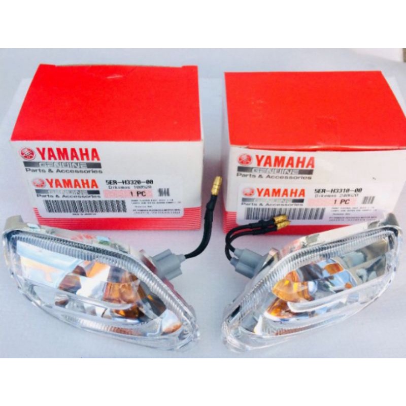 RITING SET KANAN DAN KIRI ORIGINAL YAMAHA FIZ, FIZR / FRONT FLASHER LIGHT ASSY 5ER-H3320-00, 5ER-H33