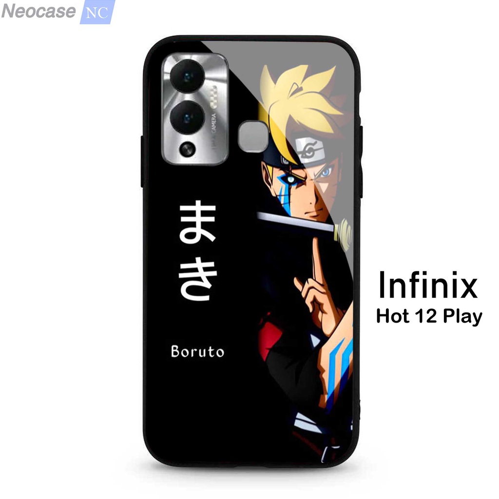 [N24] Softcase Glass Kaca Infinix Hot 12 Play - Case HP Infinix Hot 12 Play - Casing HP Infinix Hot 