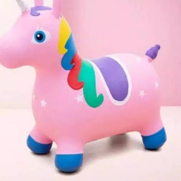 ➩ KUDA JUMPING UNICORN - Jeys - KUDA KUDAAN KARET MEMBAL *READY*(JUMBO) ♘