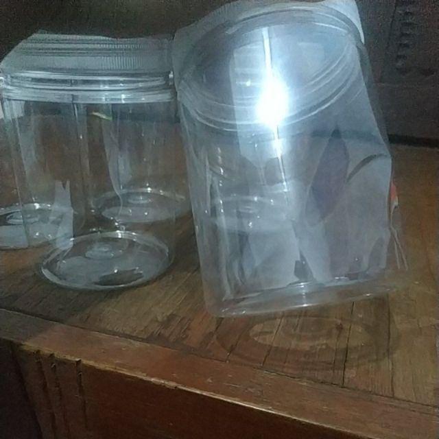Toples Astor Tinggi 13 Cm Tutup Bening Merah Murah Kue Kering Lebaran Natal Tahun Baru Coklat Permen