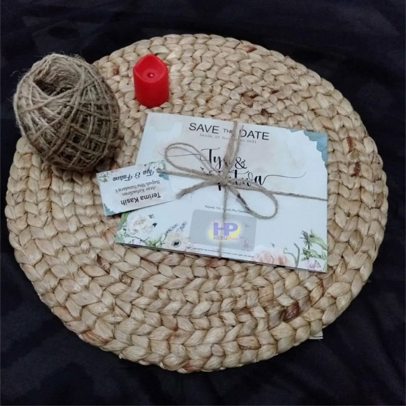 Undangan Rustic Tali Rami