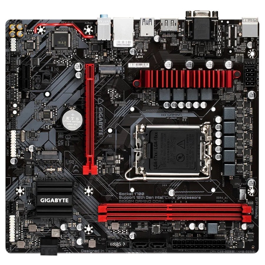 Motherboard Gigabyte B660M GAMING DDR4 (LGA1700, B660, DDR4, USB3.2)