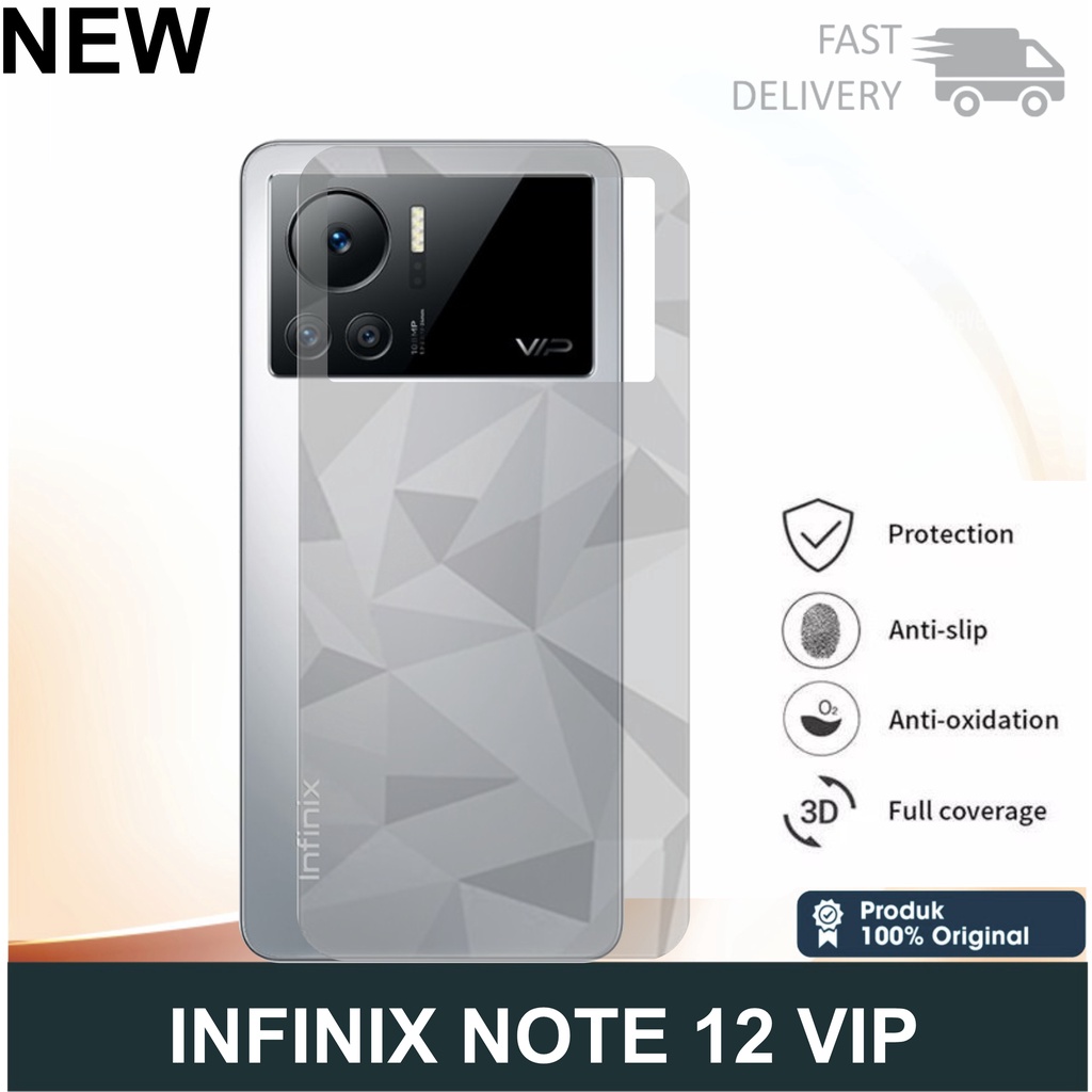 Skin Carbon Diamond Infinix Note 12 Pro / Note 12 VIP /  Note 12 G96 / Note 11 / Note 11s / Note 11s NFC / Note 11 Pro / Note 8 Garskin Diamond Belakang Handphone