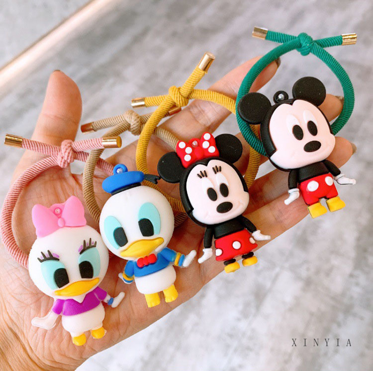 Mickey DNY Hair Band Rubber Band Fashion Korea Pola Kartun Mickey Aksesoris Rambut