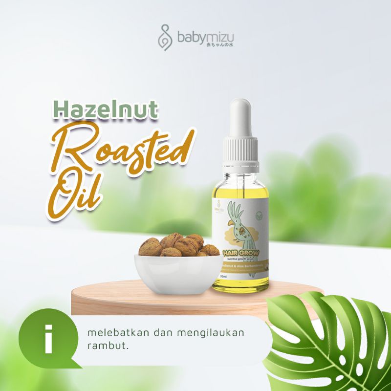 BABYMIZU Hair Grow - Serum Penumbuh Rambut Bayi dan Balita - Pelebat dan Penutrisi Kulit Kepala Bayi, Balita dan Anak (30 ml)