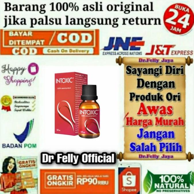 Intoxic Asli Original Obat Parasit Herbal Intoxic Anti Parasit Tubuh