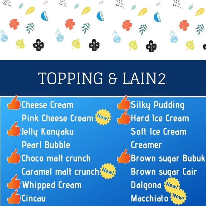 

MINUM-SIAP-DRINK-TO-READY- BUBUK TOPPING CHEESE CREAM / TOPPING CHEESE TEA CREAM 1 KG -READY-TO-