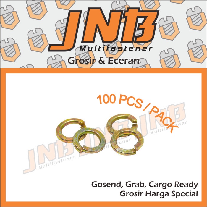 100 PCS RING PER M-6 BAUT KUNCI 10