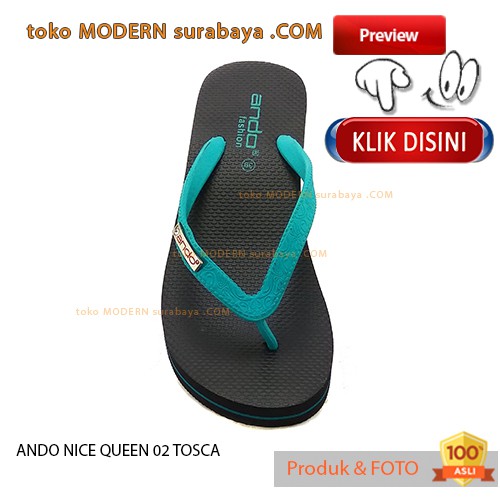 ANDO NICE QUEEN 02 TOSCA sendal wanita jepit kaet flip flop murah