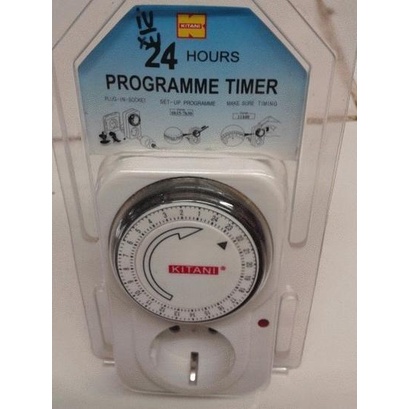 ♔ Timer (alat pengatur waktu) analog (manual) Kitani 24 jam ♝