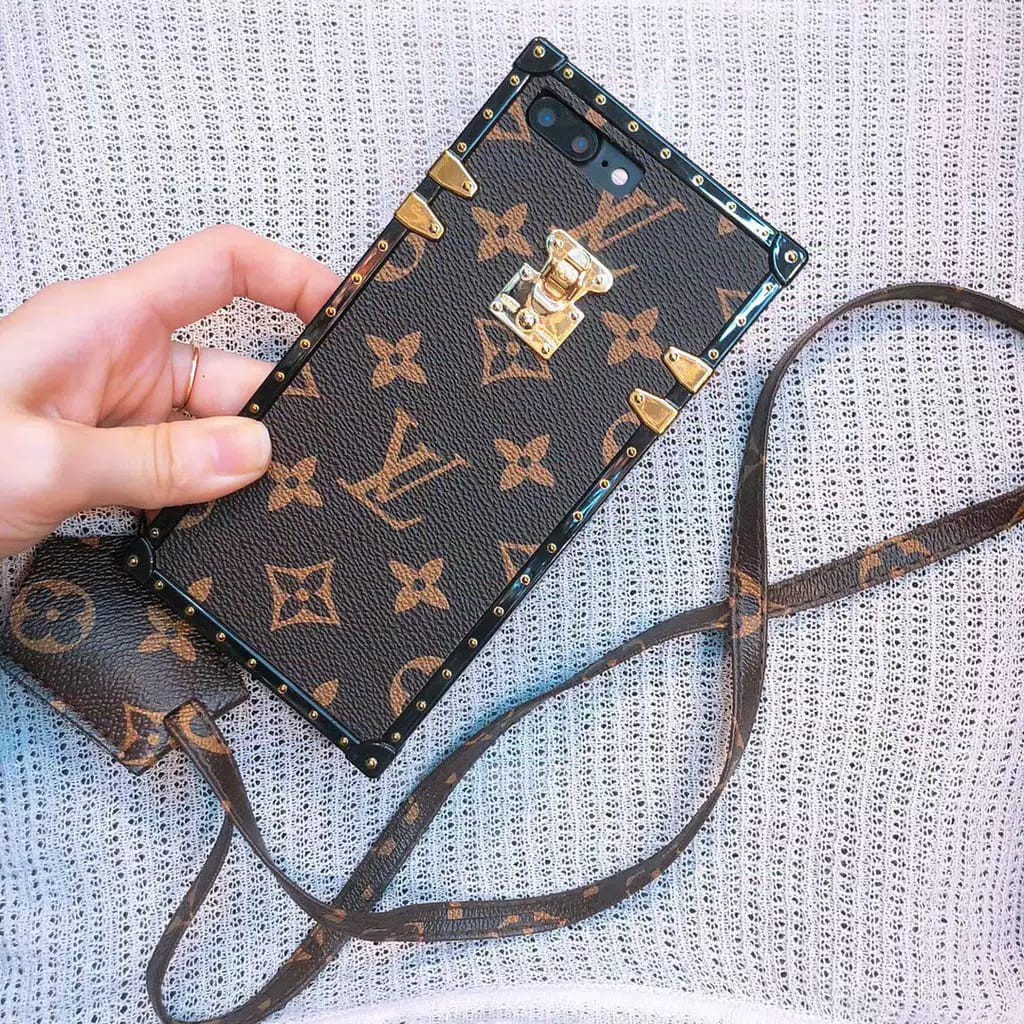 Case Oppo Reno 5F Reno 4 Reno 4F A76 A96 A74 A95 A16 A54 Softcase Branded LV Eyes Monogram Trunk Cas