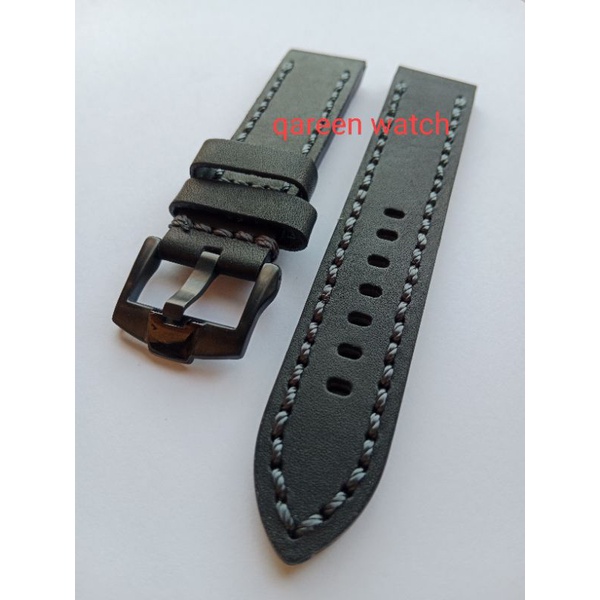 Tali Kulit Jam Tangan Alexander Christie kulit Original Leateh Strap AC 22mm 24mm Strap jam tangan Alexander Christie Strap AC Kulit Asli hitam coklat