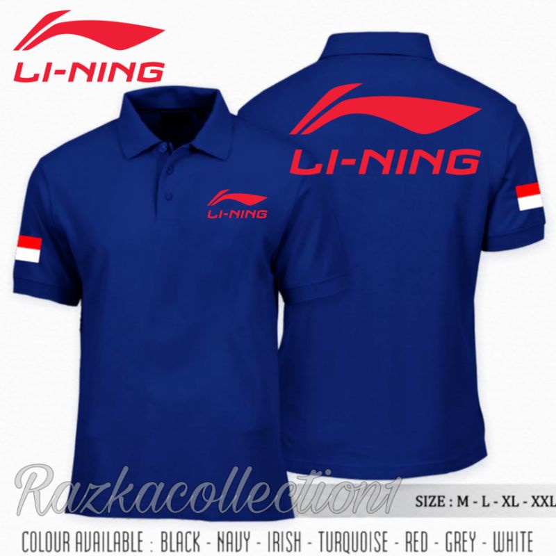Polo Shirt Badminton Linink / Kaos Badminton Linink / Baju Kaos Kerah Badminton Linink