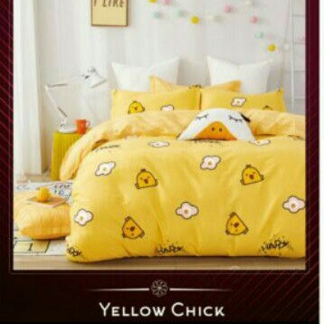 sprei impor Taiwan katun jepang majesty yellowchick