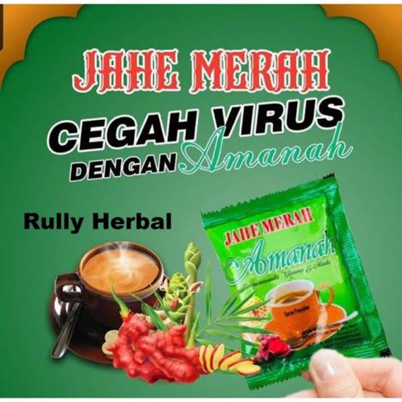 

JAHE MERAH 1 GANTUNG ISI 12 SACHET | MINUMAN JAHE ANTI VIRUS